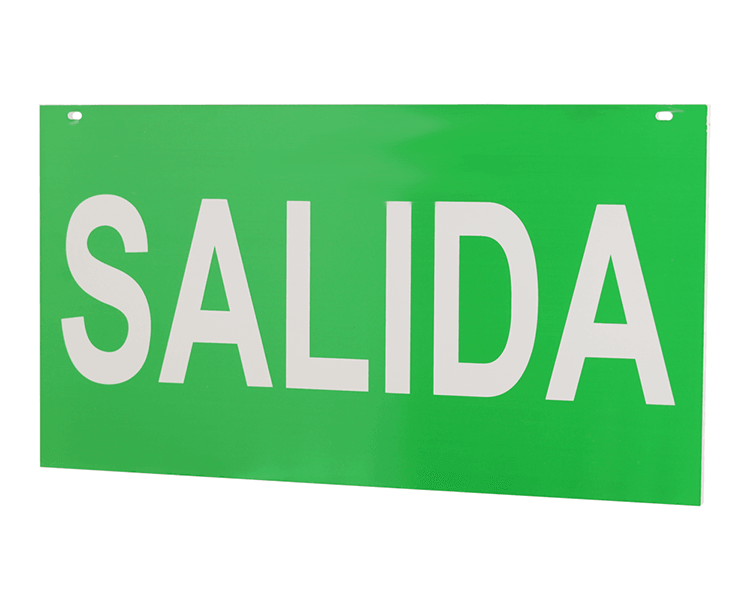 Panel akrilik tanda salida