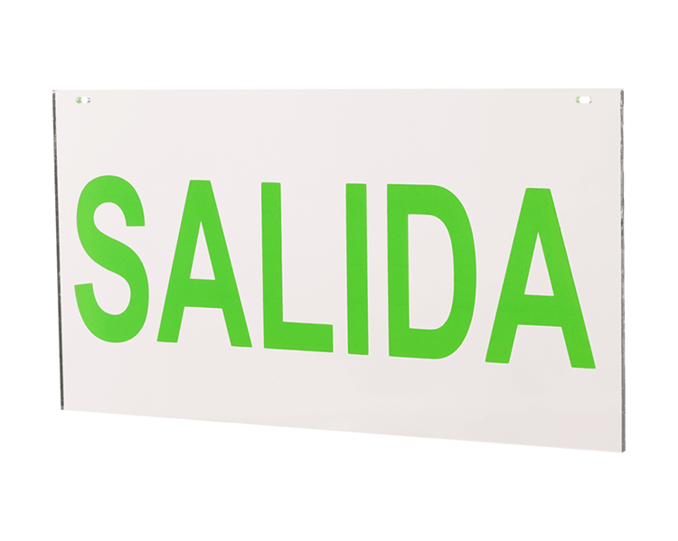 Salida panel akrilik keluar keluar