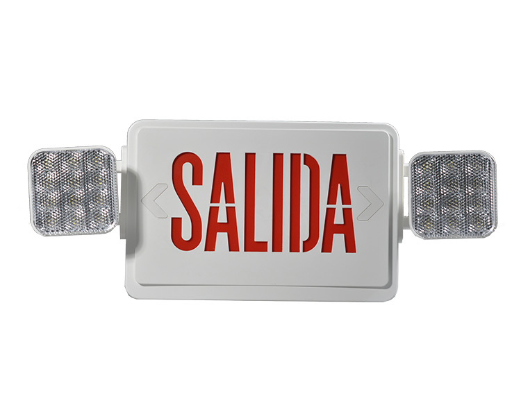 JLEC2RW-SA Red LED Combo Combo Salida Sign