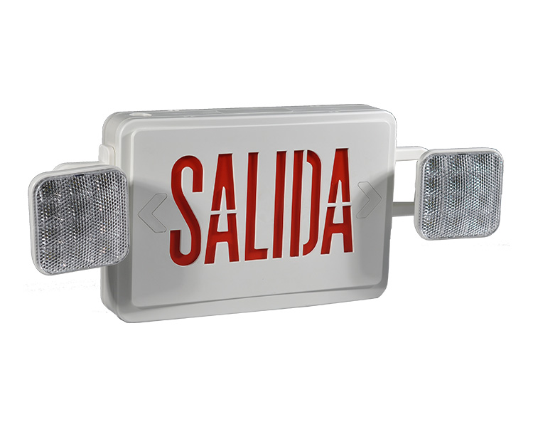 JLEC2RW-SA Red LED Combo Combo Salida Sign