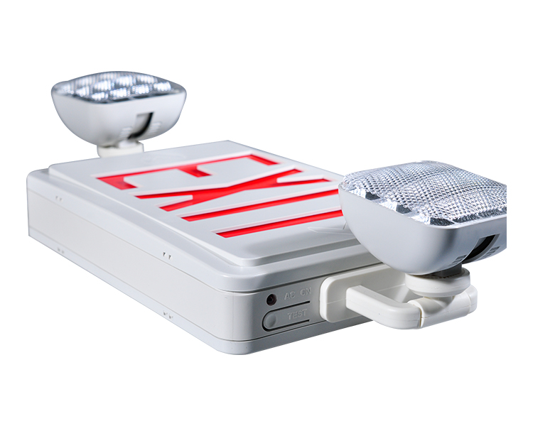 JLEC2BCW-BI-COLOR LED Combo Exit Exit Sign With Heads LED