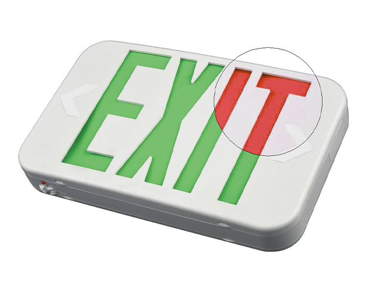 Ezxteu2bcwem (ezcxteu2bcwem) -bi-warna saiz padat LED keluar tanda