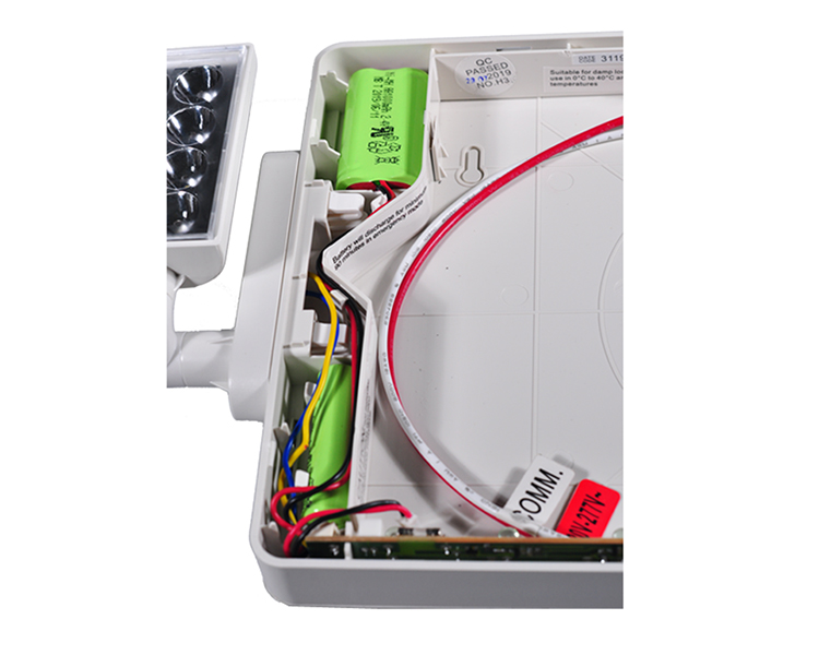 JLECD2GW-Green Fire Exit Lights With LED Heads