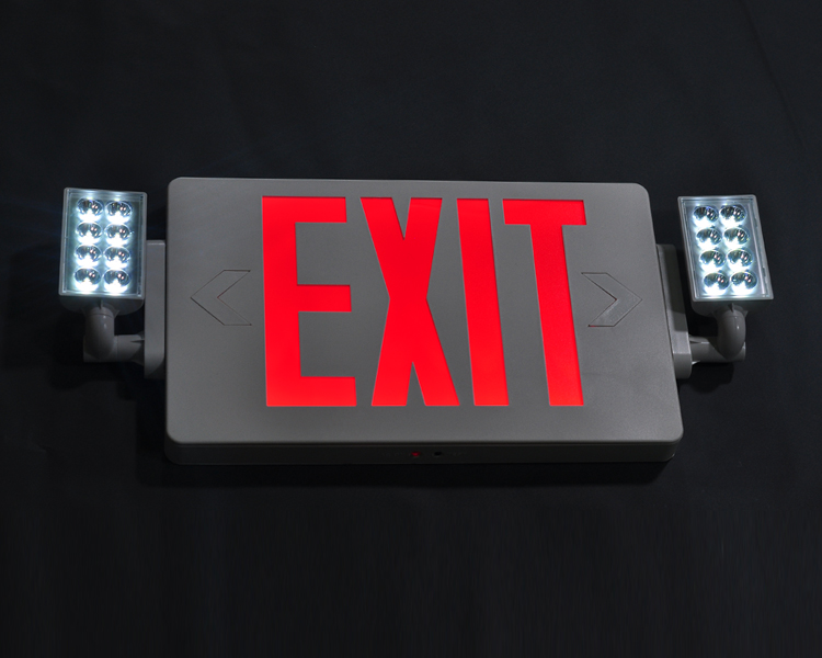 JLECD2RW-EMERGENCY Fire Exit Lights With Red Huruf
