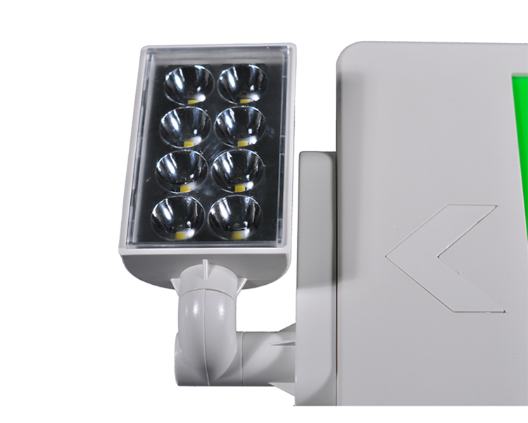 JLECD2GW-Green Fire Exit Lights With LED Heads