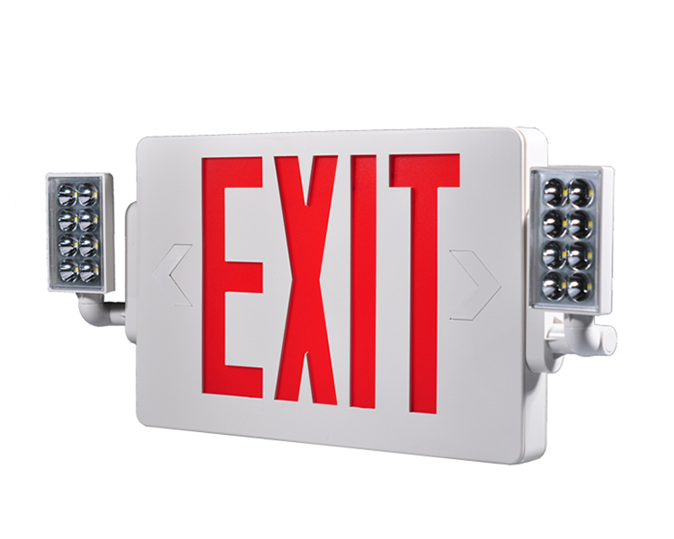 JLECD2RW-EMERGENCY Fire Exit Lights With Red Huruf
