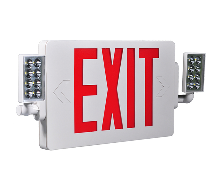 JLECD2RW-EMERGENCY Fire Exit Lights With Red Huruf