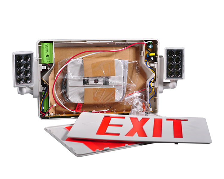 JLECD2RW-EMERGENCY Fire Exit Lights With Red Huruf