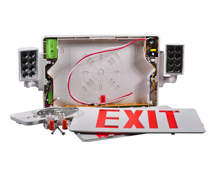 JLECD2RW-EMERGENCY Fire Exit Lights With Red Huruf