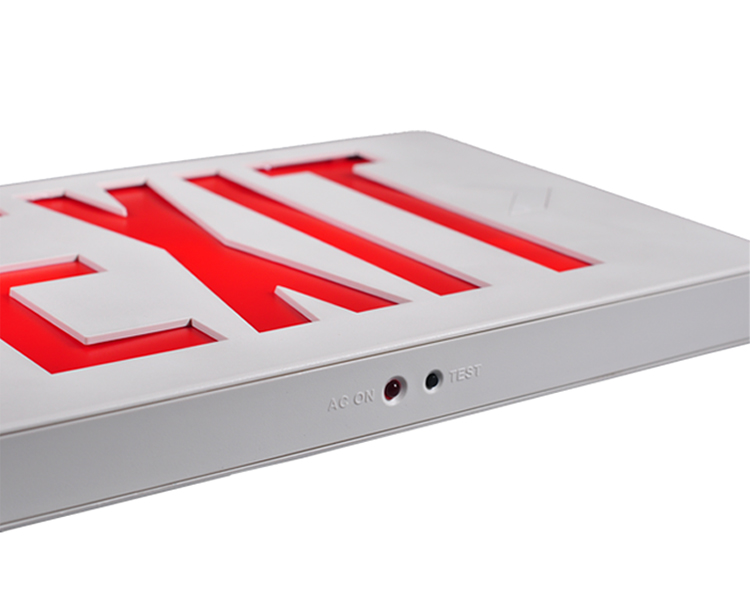 Jleed2rwem-Baru Tanda Keluar LED Red Slim