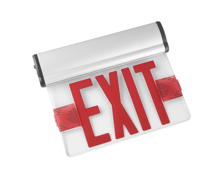 Jelbex1rc-Single Face Red LED Exit Sign With Panel Akrilik Gred Tinggi