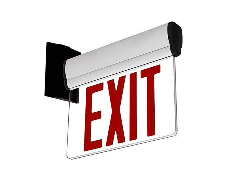 Jelbex1rc-Single Face Red LED Exit Sign With Panel Akrilik Gred Tinggi