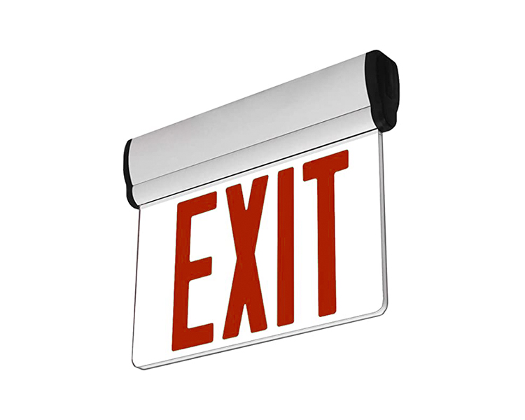 Jelbex1rc-Single Face Red LED Exit Sign With Panel Akrilik Gred Tinggi