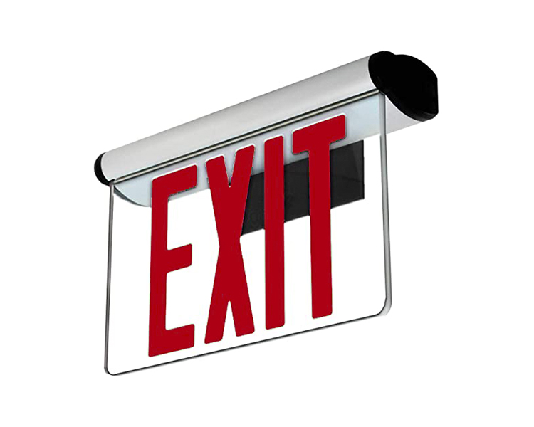 Jelbex1rc-Single Face Red LED Exit Sign With Panel Akrilik Gred Tinggi