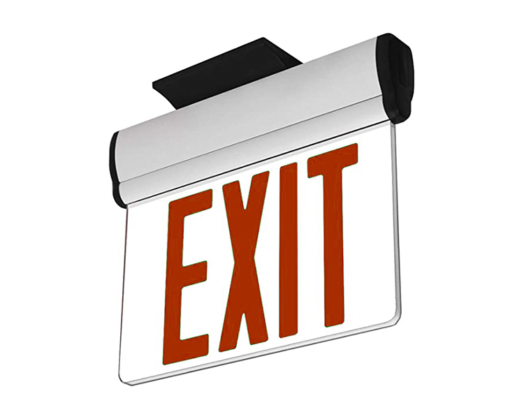Jelbex1rm-single LED LED Exit Exit Sign with White Paper.