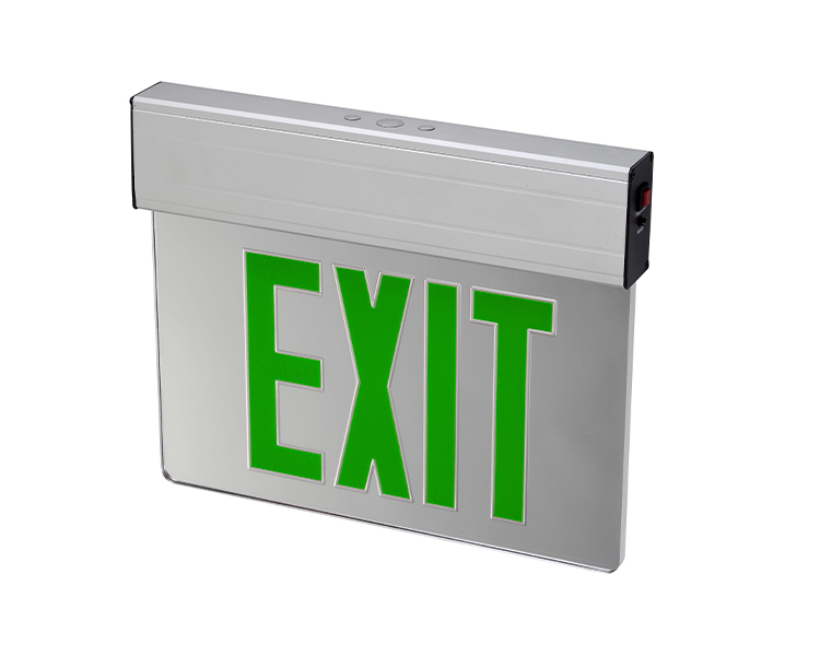 Jelex2gm-double Face Exit Exit Sign With Silver Landing Paper