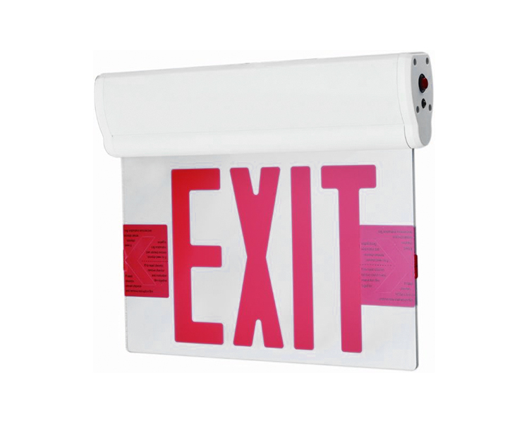 Jelcex1rm-single Face LED Exit Light With Silver Mylar